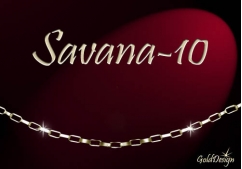 Savana 10 - řetízek zlacený